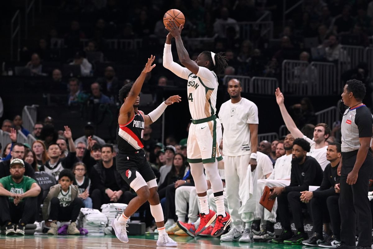 NBA: Portland Trail Blazers at Boston Celtics